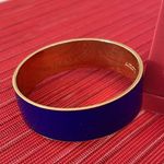 J.Crew Navy Blue Bangle Bracelet Photo 2