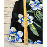 Banana Republic Womens Size 8 Blue Floral Sheath Business Career Wear Photo 6