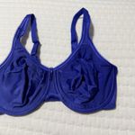 Wacoal 34DD Blue Basic Beauty Full Figure Underwire Bra Unlined 855192 Photo 1