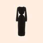 Reformation Tourmaline Dress (Black) Photo 1