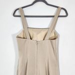 Allure Champagne Sleeveless Formal Mermaid Dress Size 6 Champagne Prom Dress Gold Photo 6