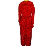 Queen B London Red & Black Leopard Print Dress LongSleeve with Smocked Bodice
12 Photo 4