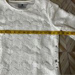 DAINTY JEWELLS White Black Lace Blouse Flounce Sleeve Medium‎ Modest Dressy Photo 5