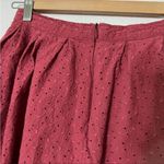 Modcloth  pink swing high waist eyelet skirt M Photo 3