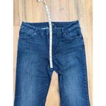 EXPRESS Mid Rise Flare Jeans Dark Wash Ultra Stretch Size L Regular Photo 10