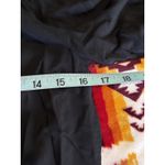 Candie's  Black/Red Floral Embroidered 3/4 Sleeve Boat Elastic Hem Blouse Size M‎ Photo 5