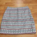 Altar'd State Altar'd State Womens Skirt Size Small Black Red Cream Tribal Knit Lining Photo 1