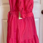 st. john's bay Short Sleeve Embroidered Floral Midi Fit Flare Dress XXLarge New Photo 6