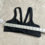 GIGI C Revolve Andrea Sports Bra Women's Small Black Ribbed Cutout V Photo 7