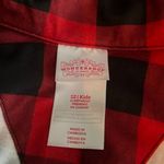Wondershop Button Down Red Flannel‎ Size 12 Photo 2