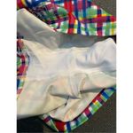 NWT Fleo Spring Be Nice Plaid Shorts power mid high size small Pink Photo 5