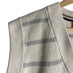 BOSS Hugo Relaxed Fit Cotton Silk Striped V Photo 3