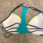 PINK - Victoria's Secret Victoria's Secret Bikini Top - Blue and Yellow Photo 1