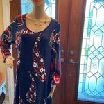 Ice Silk 1X/2X long sleeve Maxi Dress Photo 1