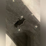 Tinseltown  High Rise Daisy embroidered Mom Jeans Photo 2