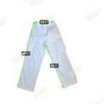 ZARA  White Cargo Pants Utility Pockets Straight Leg Casual size M Photo 4