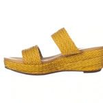 Anne Klein 🆕 Braided Goring Woven Zala Round Toe Wedge Slip On Heeled Sandal 9.5 Photo 4