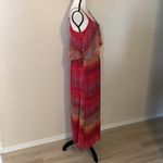 Urban Love Aztec Print boho maxi Summer dress Pink Photo 2