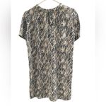 Mango MNG  Basics Snakeprint Short Sleeve Shift Dress Photo 4