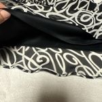 Karin Stevens  Black And Off White Elastic Waste Pull On‎ Women's Lined Skirt Photo 3