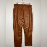 Abercrombie & Fitch The 90’s Straight Ultra High Rise Faux Leather Pants Size 32 Photo 6