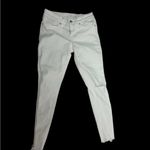 Elegant White Ripped Skinny Jeans for Women Size 27 Photo 1