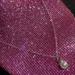 Boutique Pirate Party Pearl Bead Necklace Sterling Silver Jewelry for Women Minimalistic Photo 4