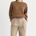 Everlane The Cocoon Crew in Alpaca in Toffee, Size Small Photo 1