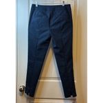 Loft  Marisa Skinny Ankle Pants Size 4 Navy Blue Career Casual Workwear Trendy‎ # Photo 1