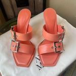 Alexander McQueen ✨ double bucket pink mule in apricot 🌷 Photo 0