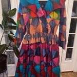 Aden secret  multicolored Ankara print dress size M Photo 0