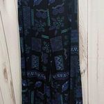 Slinky Brand  Women’s Medium Floral Stretchy Slinky Wide Leg Pants Photo 0