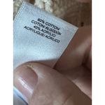 Lucky Brand Crochet Open Front Cardigan Cream L Boho western overisze Photo 5