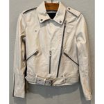 ALLSAINTS  Belfern Leather Biker Jacket Size US/4 Photo 9