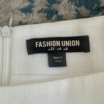 Fashion Union  Fringe White Skirt Photo 1