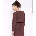 Forever 21 Women Teen Junior Burgundy Printed Fit & Flare Boho Dress Size Medium Photo 14