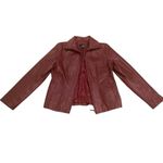 East 5th Vintage Burgundy Leather Jacket Photo 1