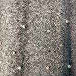 ZARA  Pearl Embellished Sweat Shirt Style Sweater Top - size small Photo 2