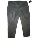 James Jeans NWT New Womens 22 Icon Plus Size Coated Legging Leather Dark Gray Photo 3
