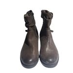 Abeo Yasmin Brown Leather Ankle Side Zipper Women’s Boots Booties size 6 Photo 1