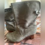 UGG  Gray Boots with Suede Finish and Studded Detailing Photo 2