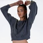 Lacausa NWT  Slater Sweatshirt Washout Grey Size S Oversized Photo 2