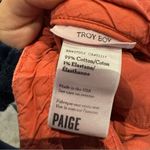 Paige  Jeans Troy Boy – Size 27 – Red Burnt Orange – Boyfriend Fit Photo 2
