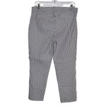 Rachel Zoe Women's Blue White Seersucker Nautical Cropped Ankle Pants - size 12 Photo 1