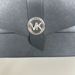 Michael Kors Greenwich Medium Black Saffiano Leather Satchel Purse Handbag ONLY Photo 1