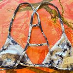 Blue Life tie dye bikini top grey and white Photo 3