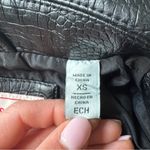 Levi's Black Snakeskin Leather Jacket NWT Photo 9