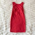 Forever 21  Red High Neck Open Back Mini Dress Sz M Photo 1