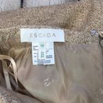 Escada Cashmere Blend Pencil Skirt Tan Size M Photo 8
