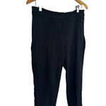 Talbots  Dress Pants Womens Petite 14P Black Elastic Waist Ankle Career Comfy Photo 1